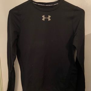 Youth Under Armour Compression Shirt Size XL Black